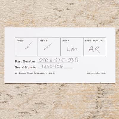 Heritage Standard H-575 Hollow - Original Sunburst #1250436 image 23