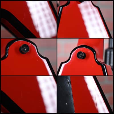 Dean USA Dime Razorback V Red with Black Bevels 2007 w/OHSC image 14