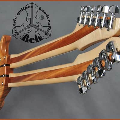 Custom REK Portato Guitar two-handed tapping touch. Like a doubleneck double neck Chapman Stick image 6