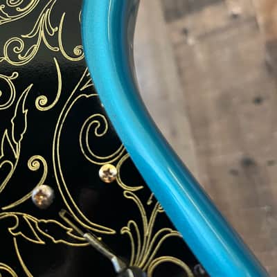 Fender 2017 Mod Shop Stratocaster Aqua Marine Metallic with Fender hardshell Case image 21