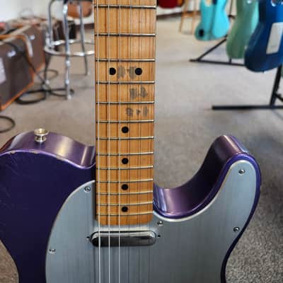 Used 2018 Fender Limited Edition Road Worn '50s Telecaster - Purple Metallic with Fender Deluxe Padded Gigbag image 9