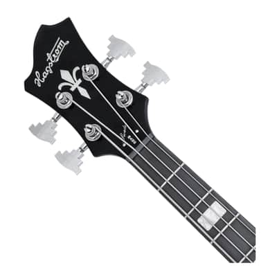 Hagstrom Swede Bass Guitar Single Cut Bass Guitar - White image 4
