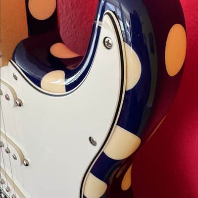 Signed by Buddy - Fender Buddy Guy Artist Series Signature Stratocaster - Blue with White Polka Dots image 7