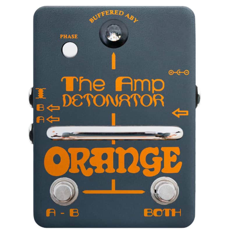 Orange Amp Detonator Buffered Active ABY Switcher - Black image 1