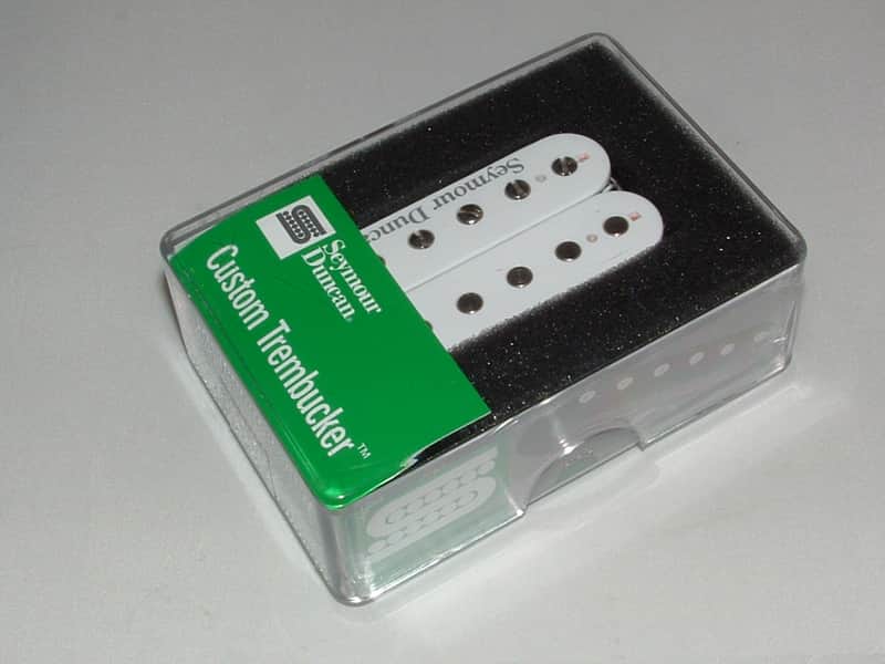 Seymour Duncan TB-5 Duncan Custom  Trembucker Tremolo Bridge Pickup - TB-5 White  New with Warranty image 1