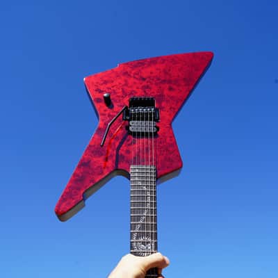 Schecter DIAMOND SERIES Patrick Kennison E-1 FR Apocrypha Red