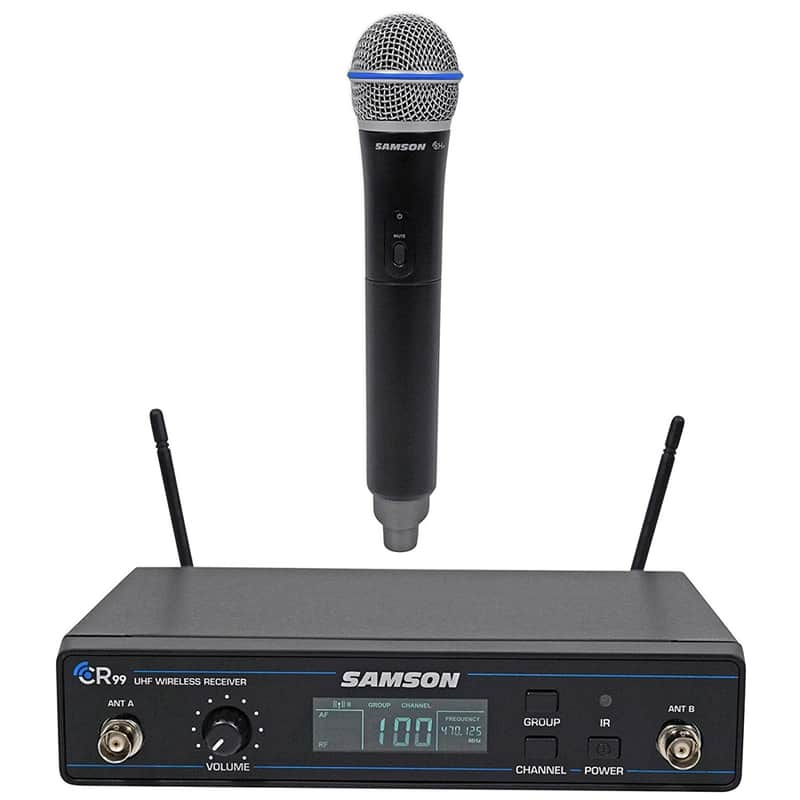 Samson Concert 99 Frequency-Agile UHF Wireless Handheld Mic System - K Band (470–494 MHz) image 1