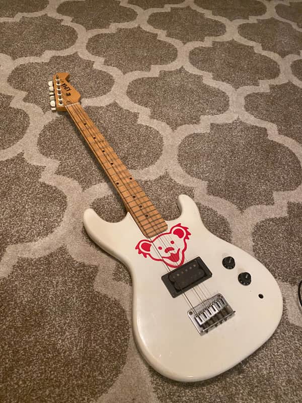 BIG SUMMER BLOWOUT// RARE Kima SE-12 Single Humbucker Short Scale Guitar image 1