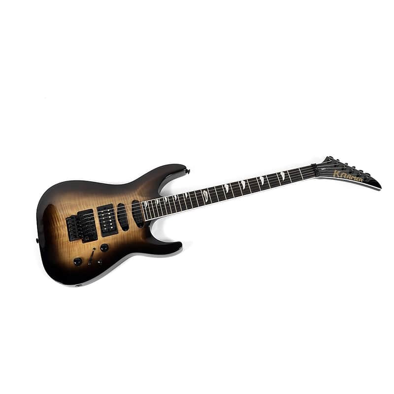 Kramer SM-1 Figured Electric Guitar - Regular Black Denim Perimeter image 1