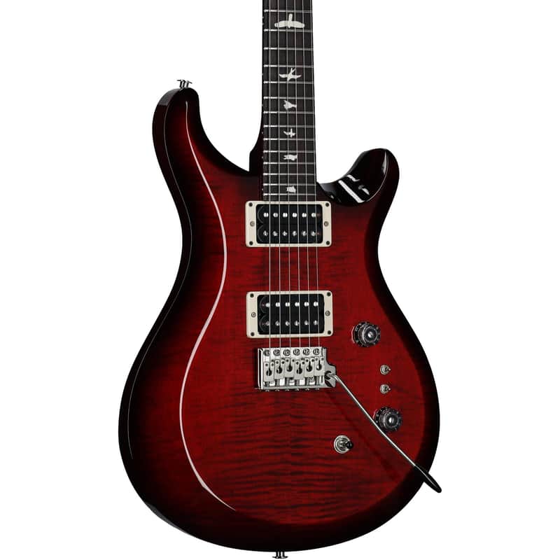PRS Paul Reed Smith S2 Custom 24-08 Electric Guitar (with Gig Bag), Fire Red Burst image 1
