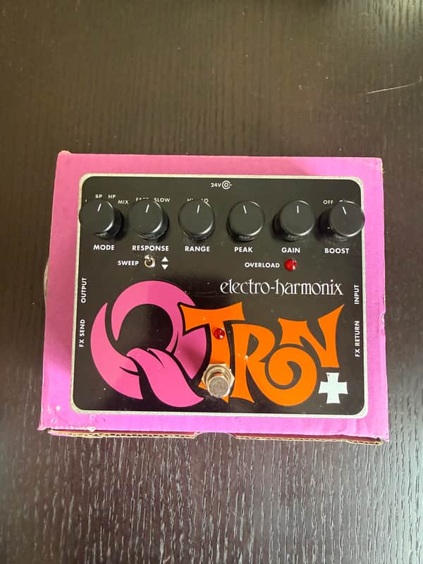 Electro-Harmonix Q-Tron Plus Envelope Filter with Effects Loop 2008 - Present - Black / Purple / Orange image 1