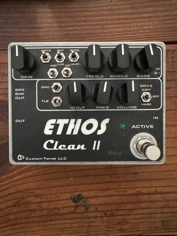 Custom Tones Ethos Clean II Preamp 2010s - Black | Reverb