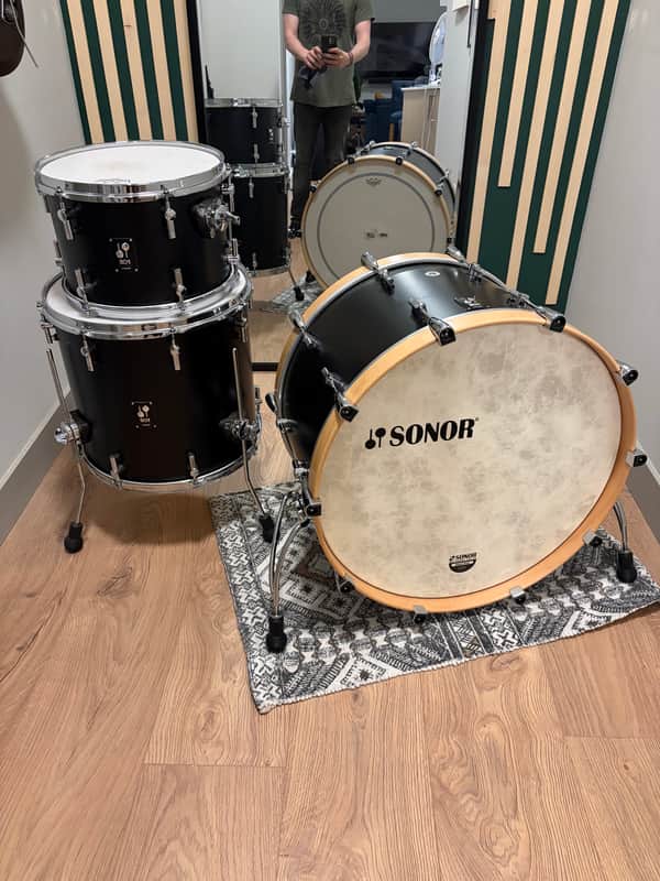 Sonor SQ1 GT Black 13/16/24 Shell Pack image 1