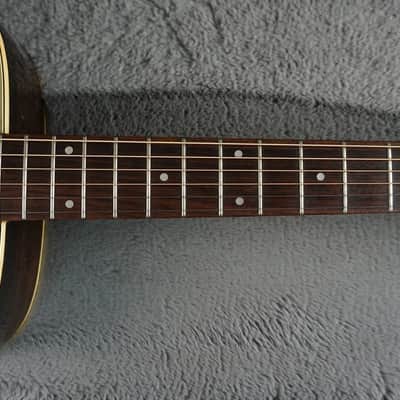 Morris F-15 OM Japan Acoustic Guitar w/ Built-In Electronics & Hard Case image 7