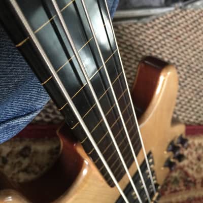 WAL MK1 Fretless Bass - 1985 - Sycamore Facings image 15