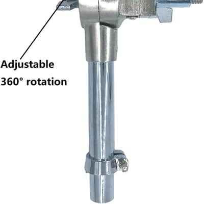 Tom Drum Mount Clamp Tom Drum Holder Single Mount Adjustable Tom Arm Clamp for Cymbals Stand Remote Hi-Hat Mount Drum Set Mounting Clamp Percussion Hardware Parts image 3