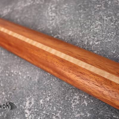 Mahogany T Type Spoke Wheel Carbon Fiber Rods Neck Stainless Steel Jescar Frets image 3