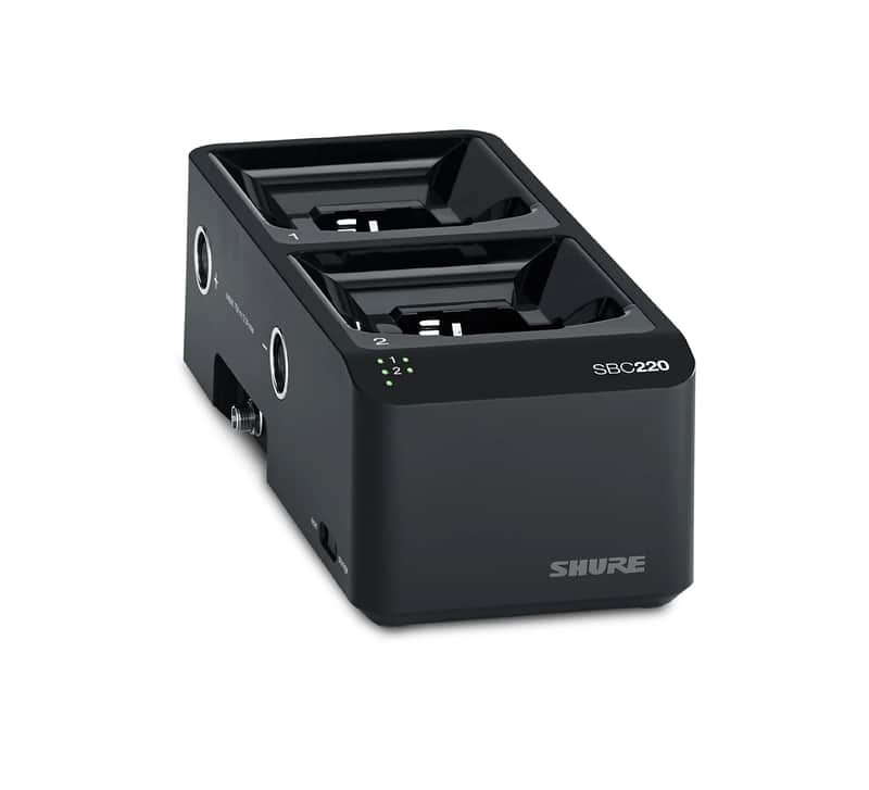 Shure SBC220 2-Bay Networked Docking Charger without Power Supply image 1