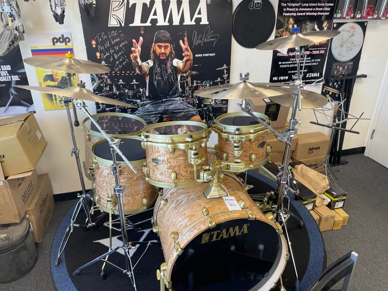 Tama Starclassic "50th Anniversary" limited drum set 2022` Tamo Ash/satin gold hardware image 1