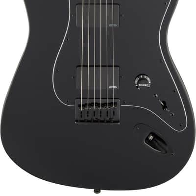 Fender : Jim Root Stratocaster EB B/W/B BLK image 1