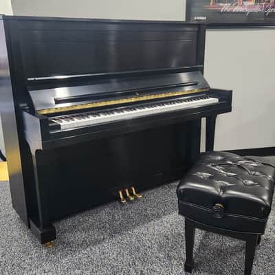 Steinway K 52" Full Upright Piano with Bench Mfg 1985 -  Satin Ebony image 8