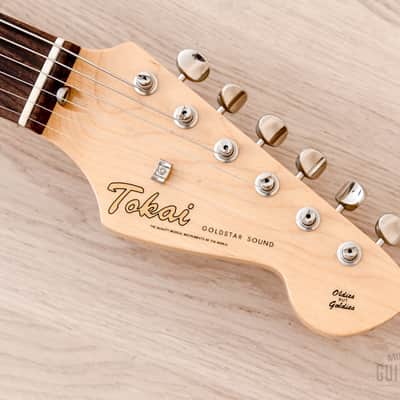 2014 Tokai Goldstar Sound AST-118 S-Style Electric Guitar Ash Body Blue Burst, Japan image 4