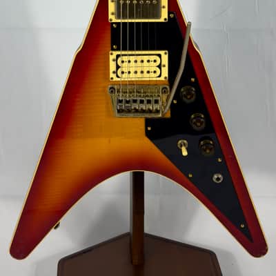 Ibanez X Series Rocket Roll II RR-550 W/ OHSC MIJ Japan 1983 - Cherry Sunburst image 1