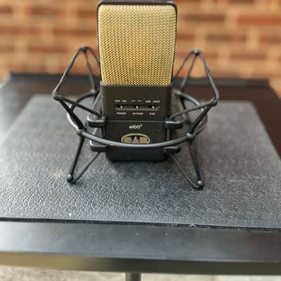 CAD Equitek E100-2 Large Diaphragm Supercardioid Condenser Microphone 2000s - Black and Gold image 1