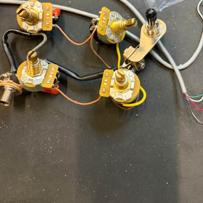 Gibson SG Supreme Pickups Hardware Wiring Set 2024 - Gold image 3