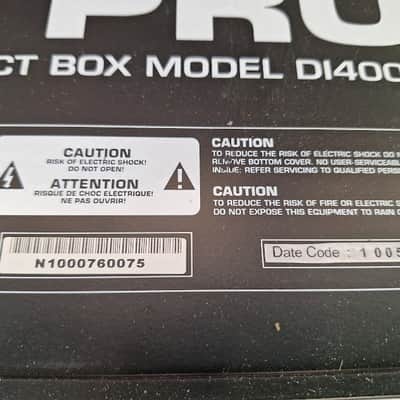 Behringer Ultra-DI Pro DI4000 4-Ch Active Direct Inject Box 2010s - Standard image 4