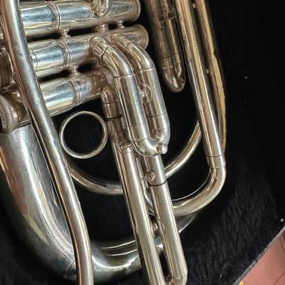 Kanstul Custom Class Model 285 Marching B♭ French Horn - Silver Plated image 13