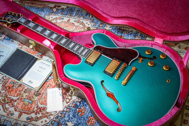 GIBSON USA Custom Shop 59 ES-355 Custom Reissue *Dealer Select Murphy Lab Light Aged "Sea Green" (2025)