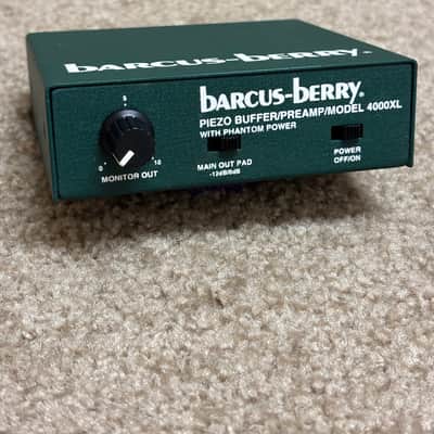 Barcus-Berry Planar Wave Model 4000-XL Piezo Transducer & Preamp image 3