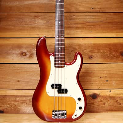 1984 Fender American Standard Precision Bass +OHSC Rosewood Fretboard USA - Sienna Sunburst CLEAN! 20179 image 5