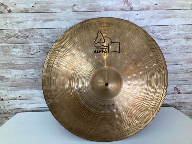 Used Paiste 20" Alpha Power Ride Cymbal image 1