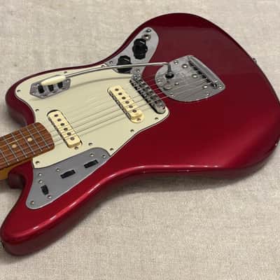 2017 Fender Classic Player Jaguar Special Candy Apple Red + Deluxe Gig Bag image 9