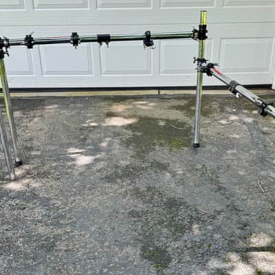 Gibraltar Vintage 80's 2 Sided Drum Rack with Clamps and Memory Locks image 3