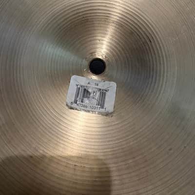 Zildjian 14” A Custom Hi-Hat Top with 14” A New Beat bottom  Mid-2000s - Brilliant - Custom Hybrid Frankenset - 998g/1451g image 6