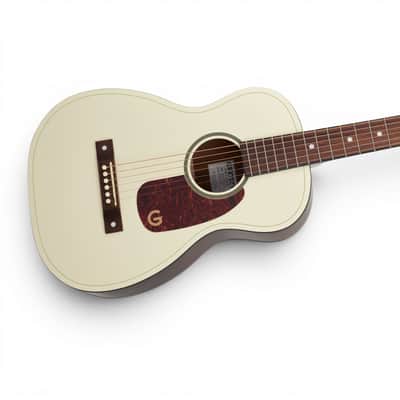 Gretsch Jim Dandy™ Parlor LTD, Walnut Fingerboard, Tortoise Pickguard, Vintage White image 6