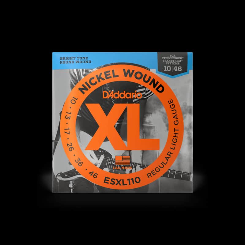 D'Addario EXL Nickel Wound Double Ball End Electric Guitar Str...