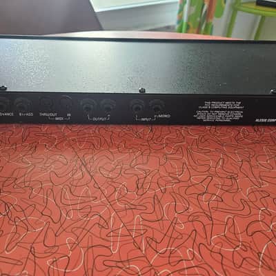 Alesis QuadraVerb 20k Bandwidth Simultaneous Digital Effects Processor 1990s - Black image 3