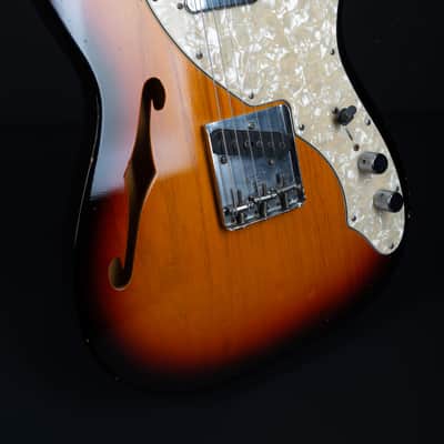 Fender Greg Fessler Masterbuilt 1969 Telecaster Thinline 2010 - Sunburst image 10