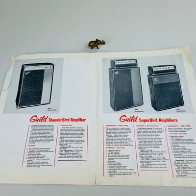 Guild Amplifier Catalog Supplement – ThunderBass & SuperBird Line 1968 image 3