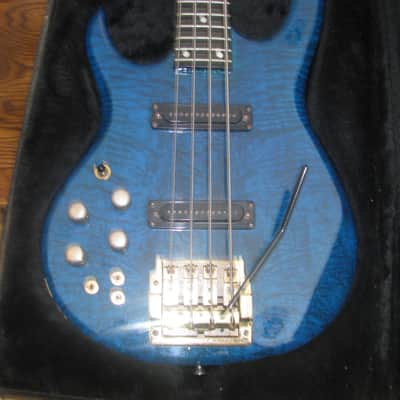 CARVIN LB75  WITH KAHLER TREMOLO 90S BLUE TRANSLUCENT image 2