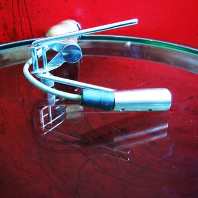 Vintage 1960's Argonne AR-16 dynamic harp microphone High Z w accessories Calrad Lafayette Olson Shield image 9