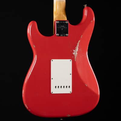 Fender Custom Shop ’62 Stratocaster Relic Electric Guitar – Fiesta Red image 13