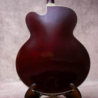 GIBSON USA Custom Shop L-5 Wes Montgomery Archtop "Wine Red + Ebony" (1991) image 12