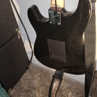 Squier Standard Stratocaster Black and Chrome Edition 2005 - Gloss Black image 7