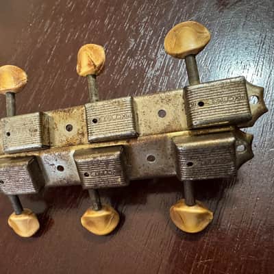 Gibson Vintage 1947 - 1952 Kluson PAT. APPLD 3 in a Row Tuners ES 1948 1949 1950 1951 Rare image 1