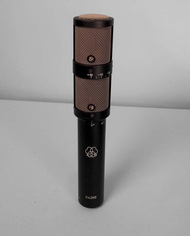 AKG C 426 B comb stereo condenser mic 1990s Black image 1